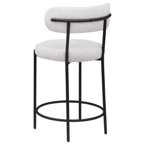 Viola - Boucle Upholstered Counter Chair (Set of 2) - Cream