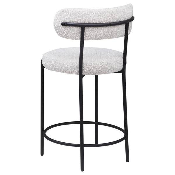 Viola - Boucle Upholstered Counter Chair (Set of 2) - Cream