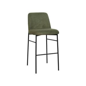 The Erik Bar Chair set offers a perfect combination of modern comfort and sleek design, ideal for any contemporary space. Each set includes two bar chairs with fully upholstered, elegantly curved seats and backs, delivering both a stylish flair and except