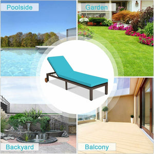 Sturdy metal frame supporting  holds up to 375 lbs<br>Ergonomic backrest in 5 tilting positions  fits your body curve to a better enjoyment<br>Soft & comfortable cushion with high resilience  provides a more comfortable relax<br>Environmentally friendly P