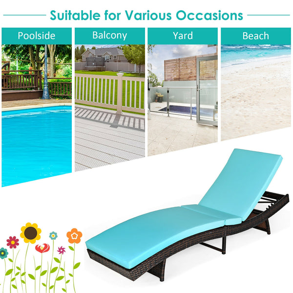 Equipped with thick cushion---D17 sponge filling and non-woven fabric cover <br>Use hoop and loop fastener to attach the cushion to the chair <br>The cushion cover is detachable and washable. <br>The backrest has 5 adjusting levels  height options from 16