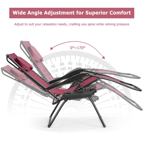Steel tubes frame  durable and sturdy Incline and adjustable back to fit your body A removable headrest comes with to add comfort With a removable cup and magazine holder A adjustable sun shade canopy provided to protect your head from the ultraviolet ray