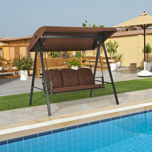 Enjoys shade coverage from the sunlight thanks to its adjustable canopy <br>Great for sunbathing because of its removable canopy <br>Strong loading capacity up to 710 lbs with heavy duty steel frame <br>Triangular structure for extra stability <br>Sturdy 