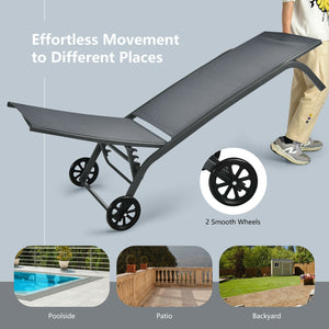 Heavy duty steel frame with anti-rust surface for steady performance Non-slip foot pads for additional stability and floor protection Avoid stuffiness with breathable and fast-drying fabric 6-position adjustable backrest for various demands Suitable for r