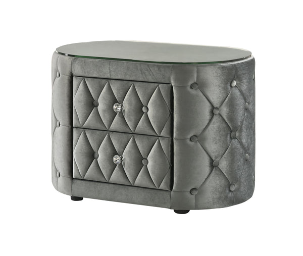 Discover the pinnacle of luxurious comfort and innovative design with our premium night stand, a true centerpiece to any modern bedroom sanctuary. Elegantly crafted with a plush, tufted upholstery, this night stand combines sophisticated style with unpara