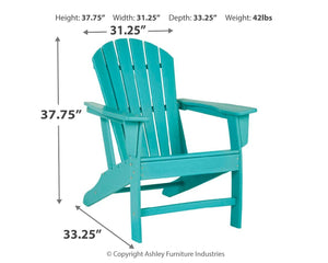Sundown Treasure - Turquoise - Adirondack Chair