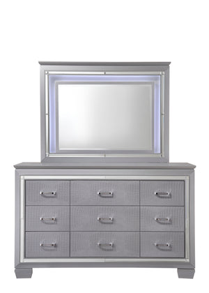 Lillian - Queen 4 Piece Bedroom Set - Gray