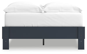 Simmenfort - Navy Blue - Full Platform Bed