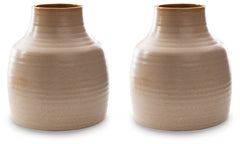 This vase looks beautiful on a shelf in the living room or as a centerpiece on your dining room table displaying your favorite blooms. The vase is finished with a reactive glazeâ€”a technique admired for its variegated coloringâ€”so each is one of a kind.