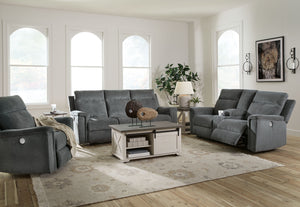 The ability to go from fully upright to relaxed and stretched out, all at the touch of a button, awaits. A beautiful blend of plush upholstery and casual style, this power reclining set invites you to sink into ultimate comfort. Whether you-'re hosting gu