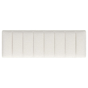 Mesa - Boucle Upholstered Tufted Accent Bench - Vanilla