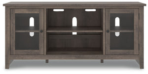 Arlenbry - Gray - LG TV Stand w/Fireplace Option