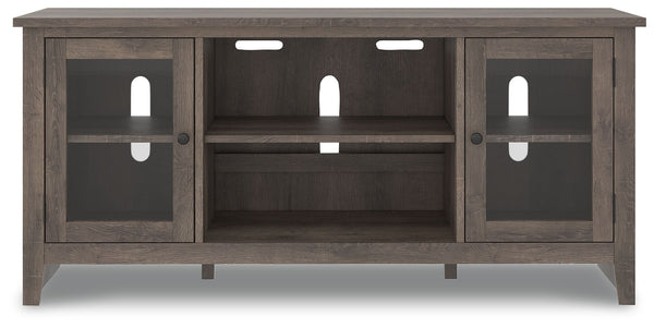 Arlenbry - Gray - LG TV Stand w/Fireplace Option