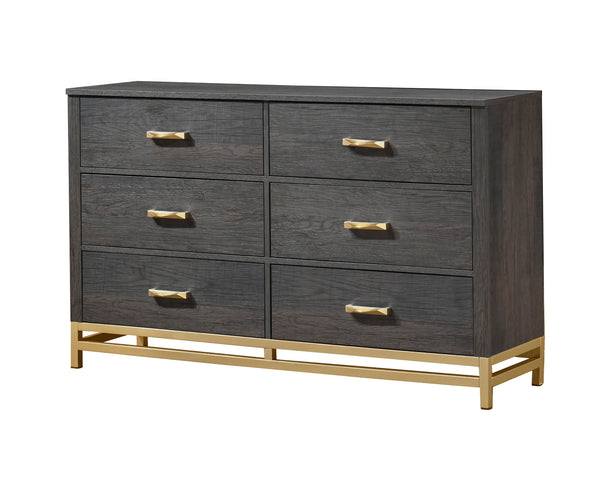  each piece exudes a luxe yet inviting appeal. The bed