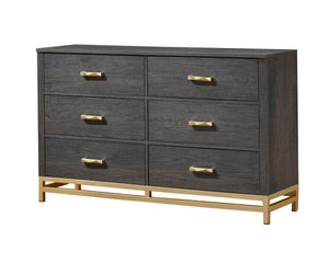  each piece exudes a luxe yet inviting appeal. The bed