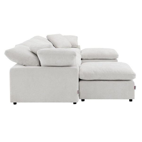 Naveen - Modular Ottoman - Ivory