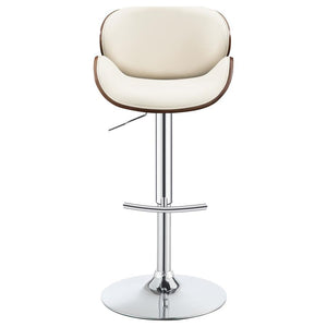  ecru leatherette and a