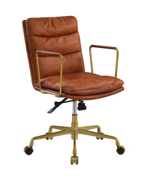 Everyone in the office will be envious of this Dudley executive office chair. Offering easy height adjustment and a swivel seat that is compatible with various desk heights, you can be sitting ergonomically. Instantly adjust its height, one push of the le