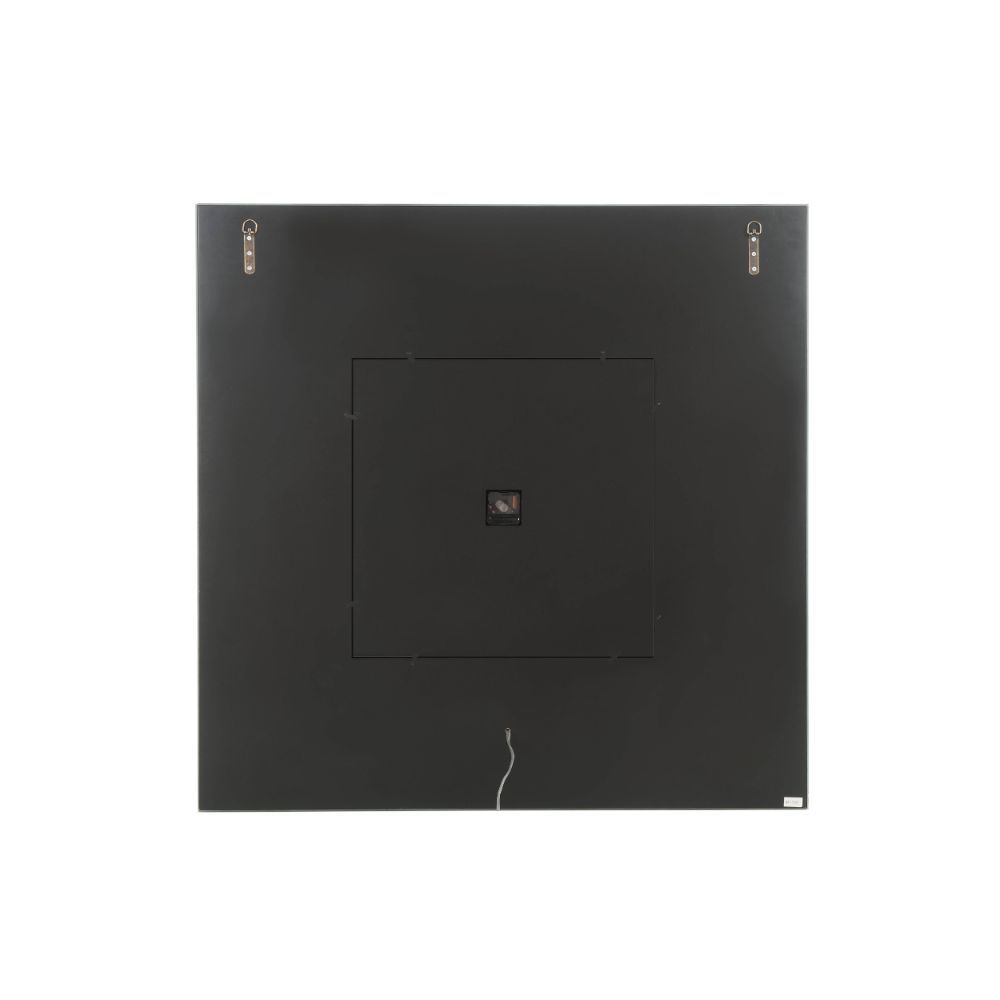 This Noralie square wall clock is covered in beveled mirrored panels that highlight its glamorous style. Featuring crushed acrylic faux diamonds that will naturally attract the eye. Durable engineered wood supports the frame. The clock face comes with a t