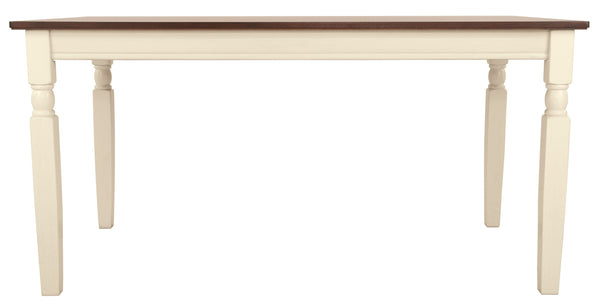 Whitesburg - Brown / Cottage White - Rectangular Dining Room Table