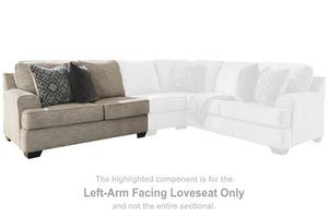Bovarian - Stone - LAF Loveseat