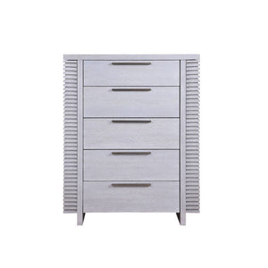 5 Drw & 2 Hidden Side Compartments â€¢ Case-Sled â€¢ Wooden Frame with Grooved Side Panels â€¢ Wooden Sled Base â€¢ Shape: Rectangular<br/><br/><b>Product Features</b><ul><li>Case: 1Pc/1Ctn</li><li>Finish: White Oak</li><li>Style: Coastal</li><li>Material