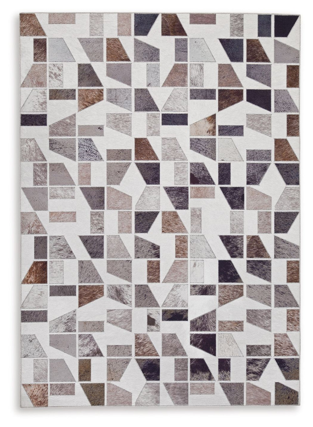 Bring a sense of warmth and comfort, with a modern flair, to any room. With its geometric design, this area rug makes a statement with clean lines and rich texture. It will elevate your living space from nice to spectacular.<br/><br/><b>Product Features</