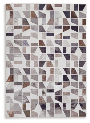 Bring a sense of warmth and comfort, with a modern flair, to any room. With its geometric design, this area rug makes a statement with clean lines and rich texture. It will elevate your living space from nice to spectacular.<br/><br/><b>Product Features</