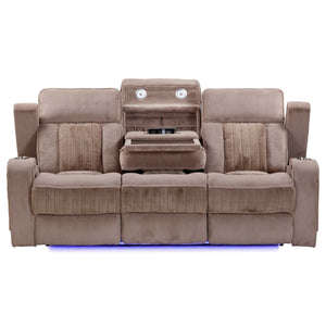  each piece in the group features teddy-bear-soft fabric that is perfect for snuggling! All power seats a