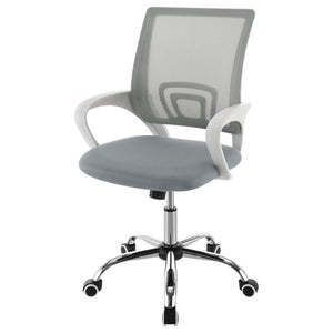 Felton - Upholstered Adjustable Home Office Desk Chair - Gray