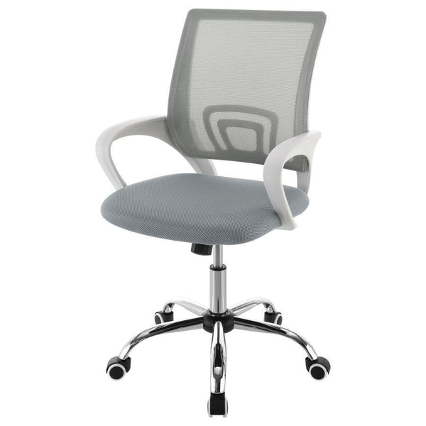 Felton - Upholstered Adjustable Home Office Desk Chair - Gray