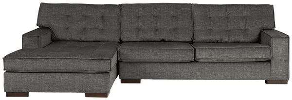 Coulee Point - Charcoal - Left Arm Facing Chaise 2 Pc Sectional