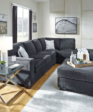Altari - Slate - Oversized Accent Ottoman