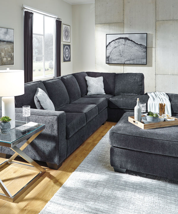 Altari - Slate - Oversized Accent Ottoman