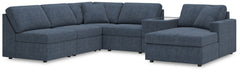 Looking cool and contemporary is great. But when it comes down to it, youâ€™re all about low-maintenance lounging. With the performance fabric on this sectional with chaise, cleaning spills is a breeze. Its customizable modular design caters to your ever-