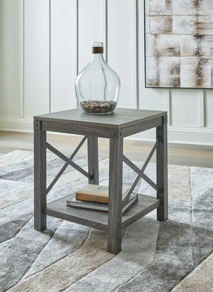 Freedan - Grayish Brown - 3 Pc. - Coffee Table