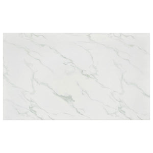  marble top for a luxurious design that-'s sure to impress. The table base is made with top-quality metal in a gleaming chrome finish t