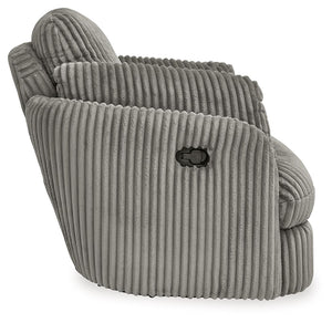 Tie-Breaker - Fog - Swivel Glider Recliner