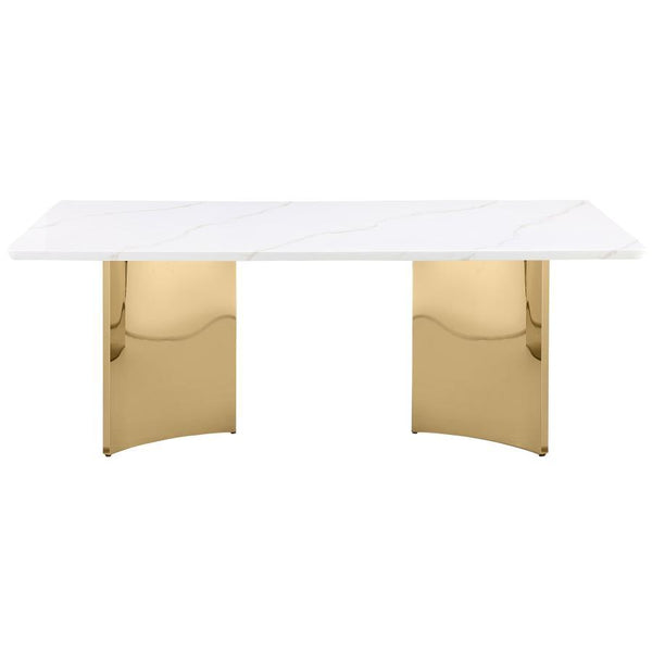  constructed with engineered marble veneer