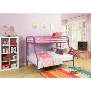 Tritan - Twin Over Full Bunk Bed - Purple