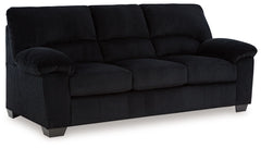 This sofa is a cozy interpretation of casual contemporary style. Its super-soft corduroy makes curling up with a book or your favorite show that much more comfortable. You-'re sure to appreciate its sincere styling and homey approach to relaxation.<br><br