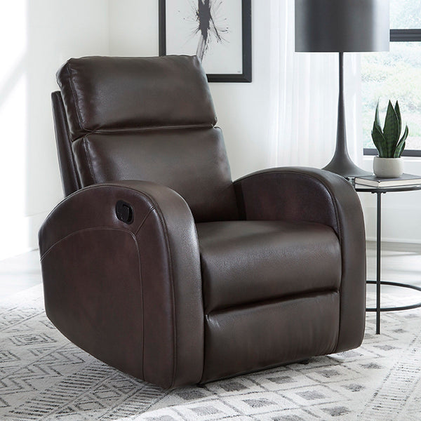 Devin - Manual Recliner (Set of 2) - Pebble Brown