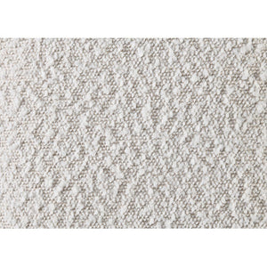 Sandro - Queen Bed - White Boucle & Walnut