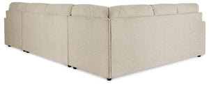 Edenfield - Linen - Right Arm Facing Corner Chaise 3 Pc Sectional
