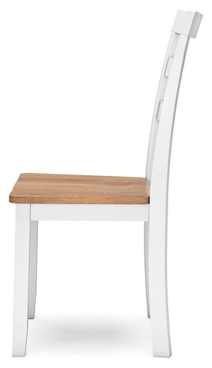 Gesthaven - Natural / White - Dining Room Side Chair (Set of 2)