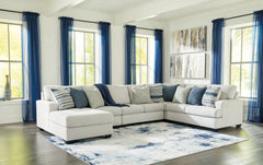 What a pleasant surprise: high-end luxury made comfortably affordable. Thatâ€™s what makes this sectional with chaise in stone gray so alluring. Made exclusively for those wanting to make a designer statement, this finely crafted sectional is dressed to i