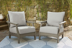 Itâ€™s the dawn of a new day for gray. Embrace the style trend with this outdoor lounge chair. Crafted of HDPE material that combines the exceptional durability and weather resistance you need with the â€œwood lookâ€ you love, this comfortably cushioned 