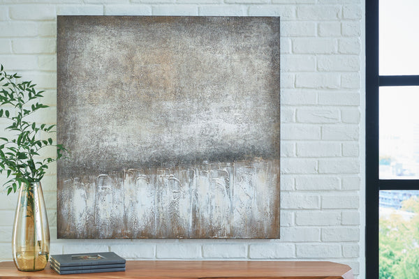  this wall art is a striking complement to contemporary spaces. Its richly refined neutral hues invite warmth and dimension to your wall decor. And with four ways to hang this piece
