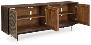  while two interior shelves accommodate your storage nee