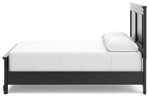 Lanolee - Black - Queen Panel Bed